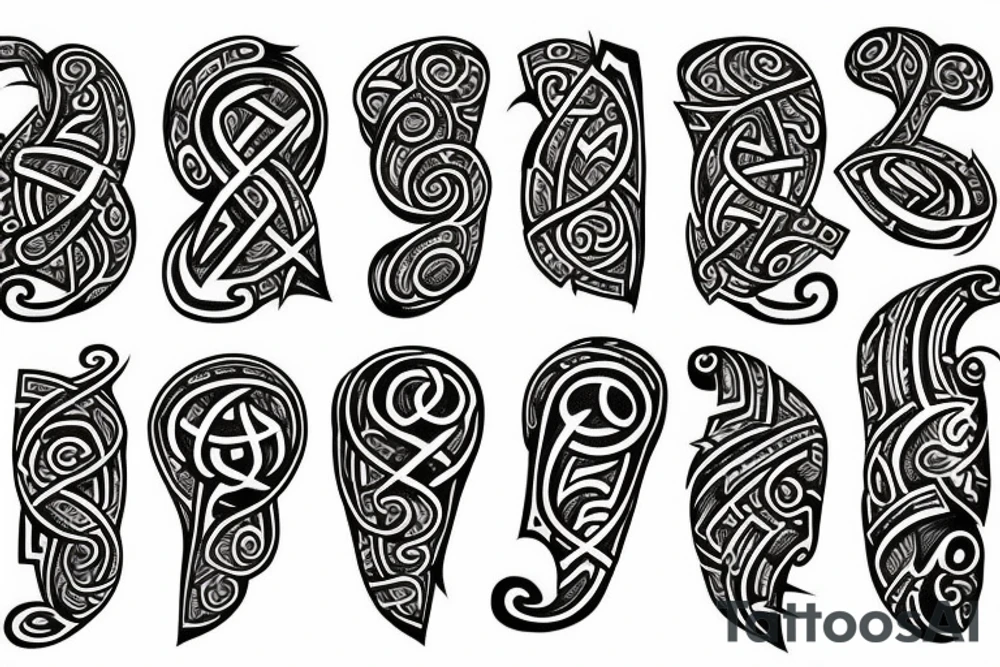 Runes tattoo idea
