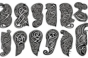 Runes tattoo idea