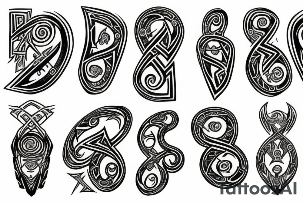 Runes tattoo idea