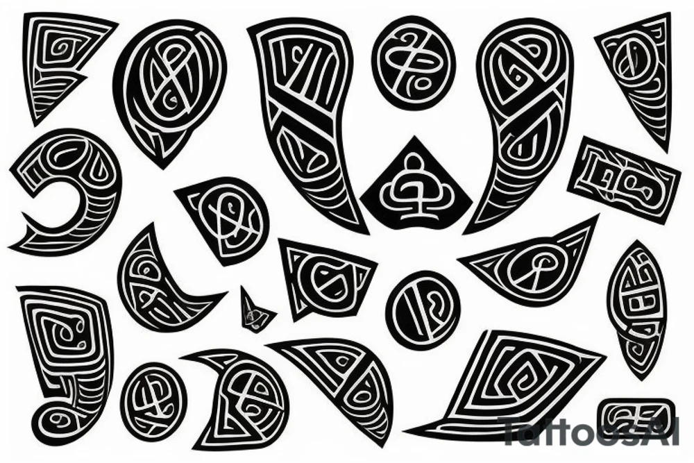 Runes tattoo idea