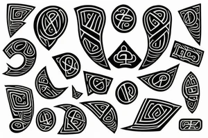 Runes tattoo idea