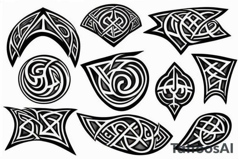 Runes tattoo idea