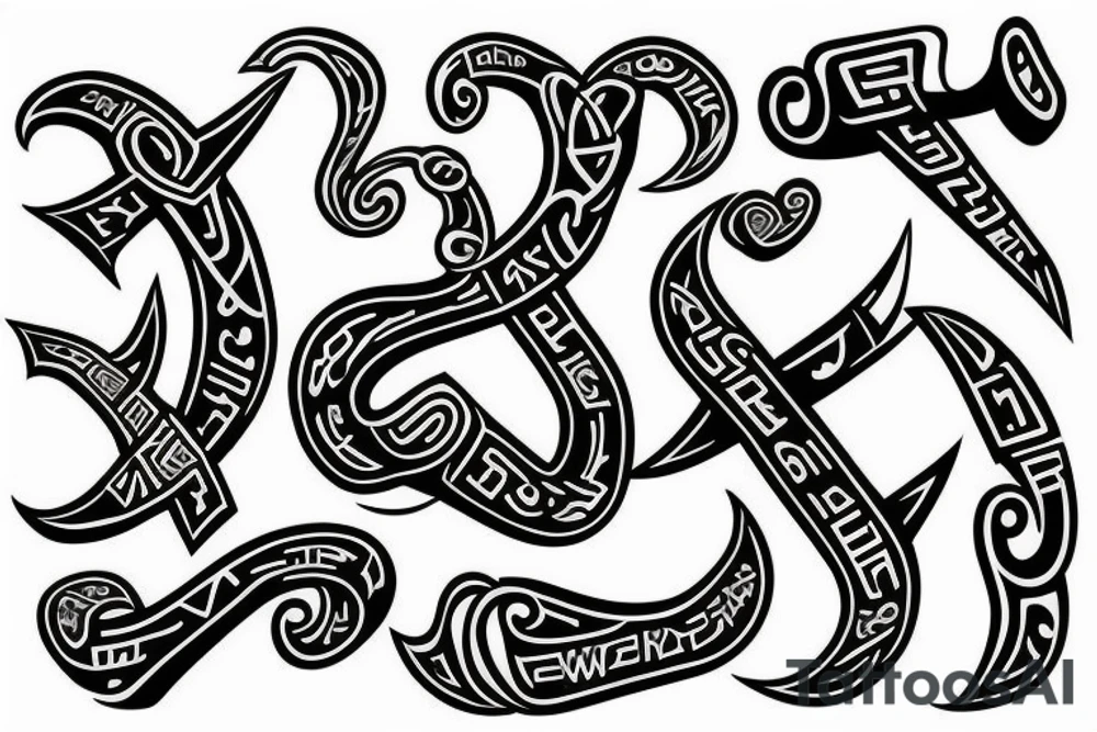 Runes tattoo idea