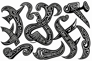 Runes tattoo idea