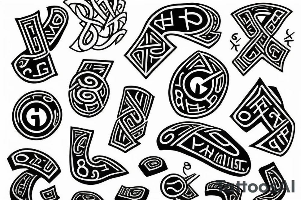 Runes tattoo idea