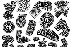 Runes tattoo idea