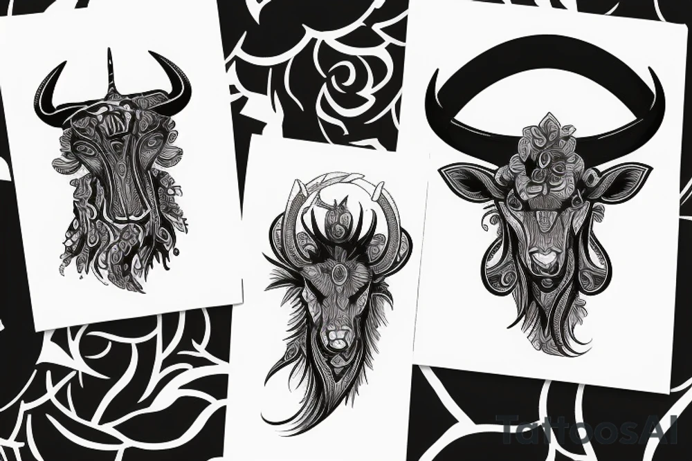 Taurus tattoo idea