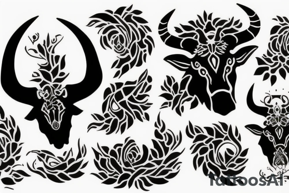 Taurus tattoo idea
