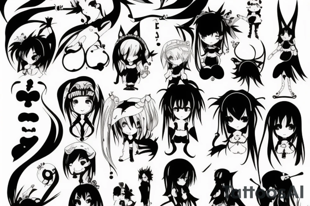 Anime character , naughty tattoo idea
