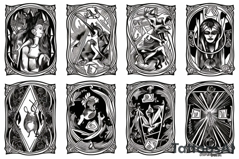 Tarot tattoo idea