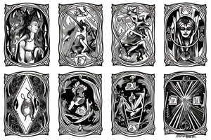 Tarot tattoo idea