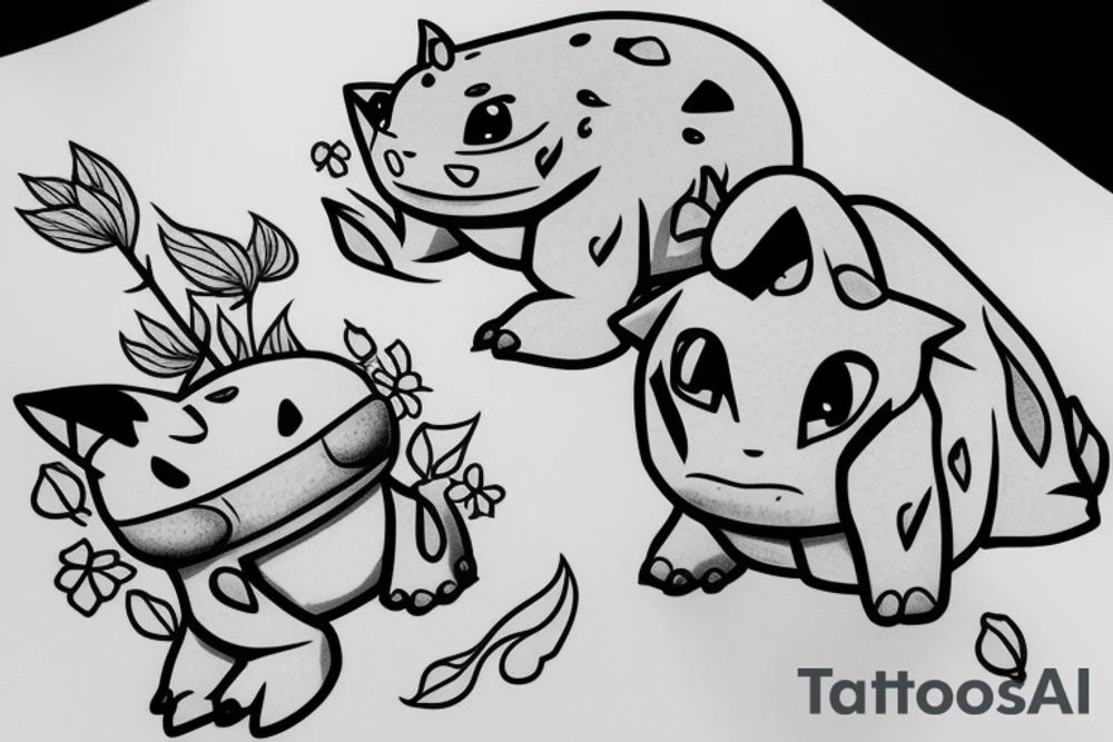 Bulbasaur tattoo idea