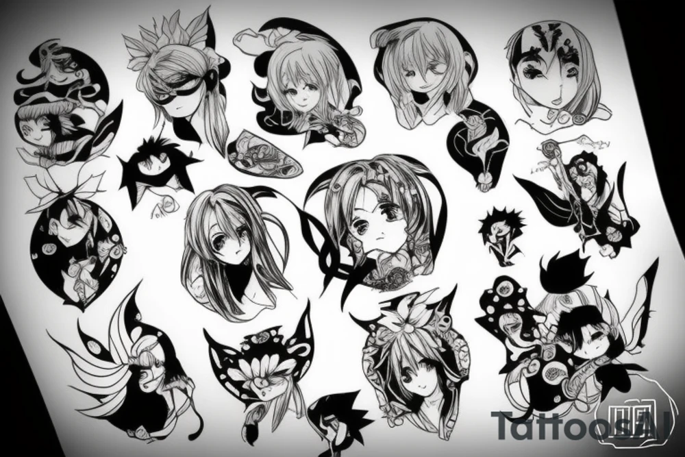 anime tattoo idea