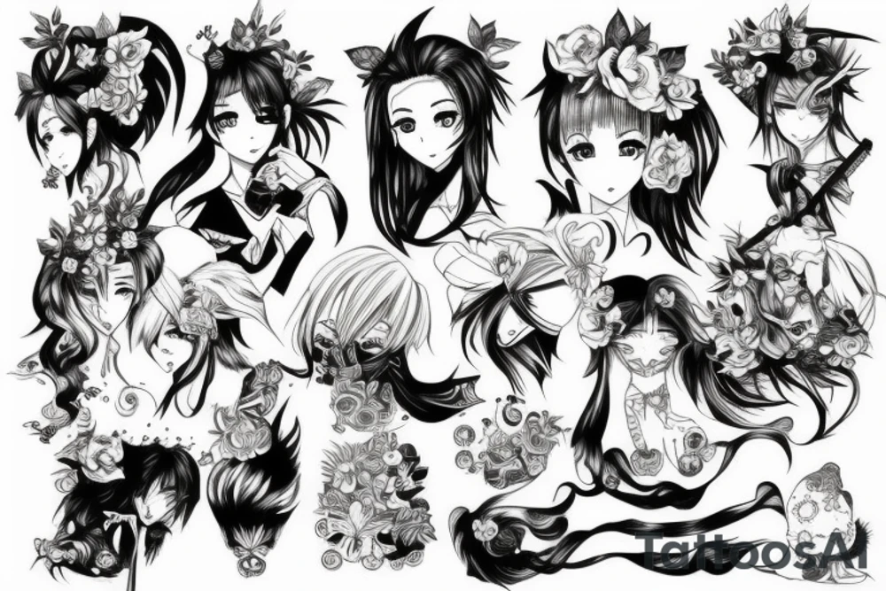 Manga tattoo idea