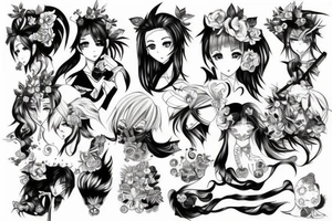 Manga tattoo idea