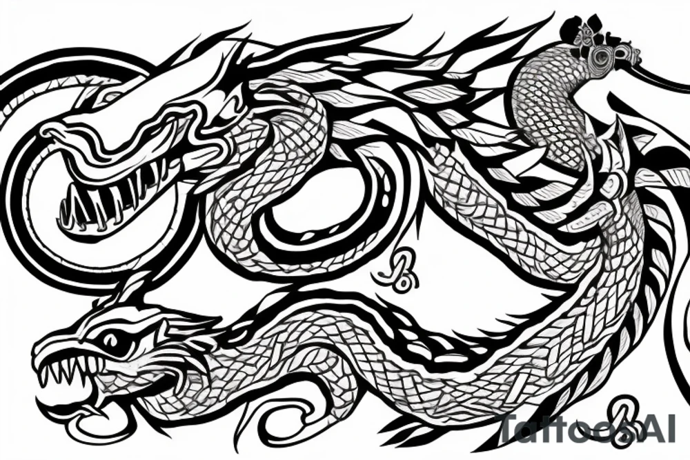 Quetzalcoatl tattoo idea