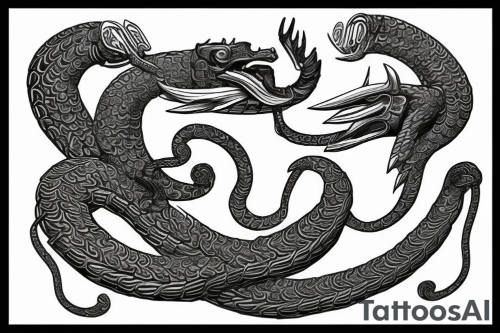 Quetzalcoatl tattoo idea