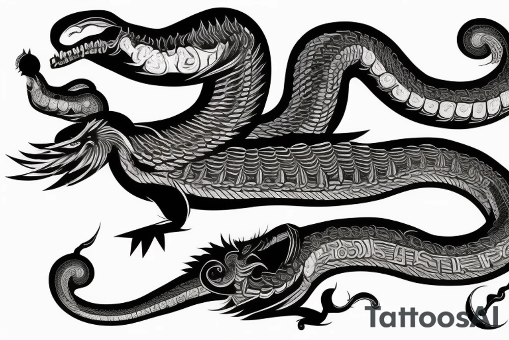 Quetzalcoatl tattoo idea