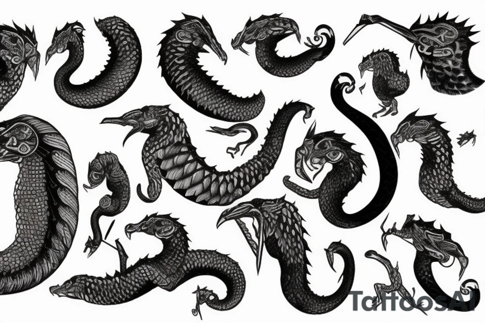 Quetzalcoatl tattoo idea
