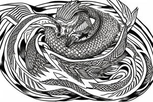 Quetzalcoatl tattoo idea