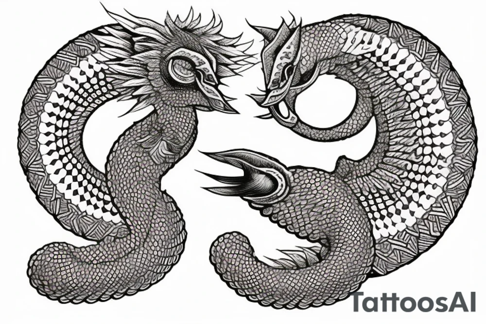 Quetzalcoatl tattoo idea