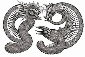 Quetzalcoatl tattoo idea