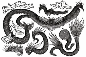 Quetzalcoatl tattoo idea