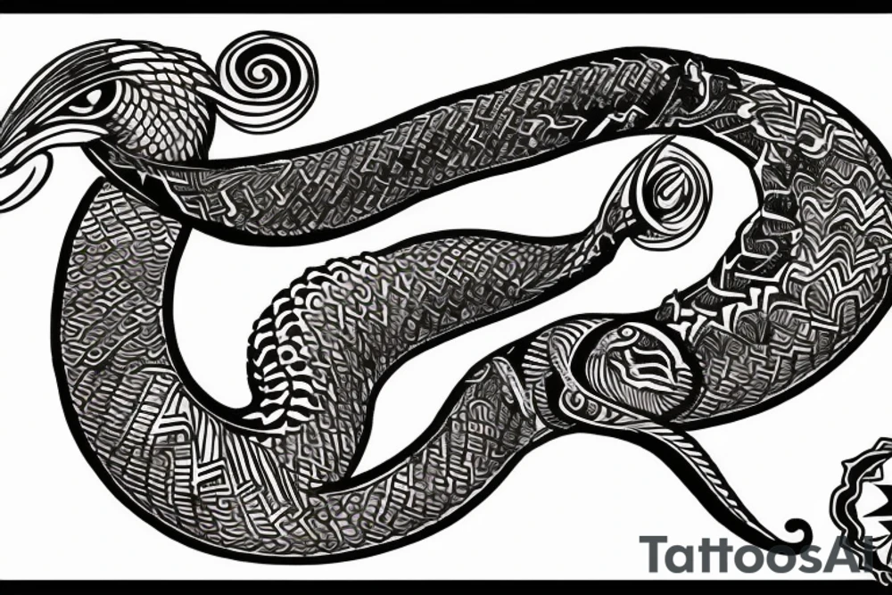 Quetzalcoatl tattoo idea