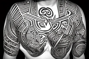 Aztec serpent god tattoo idea