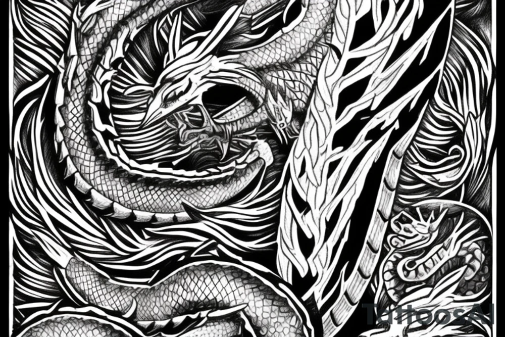 Quetzalcoatl tattoo idea