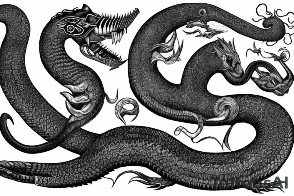 Quetzalcoatl tattoo idea