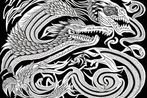 Quetzalcoatl tattoo idea