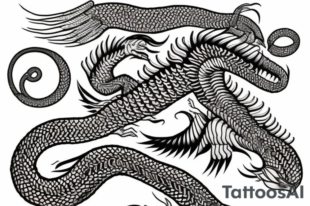 Quetzalcoatl tattoo idea
