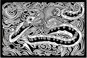 Quetzalcoatl mayan style tattoo idea