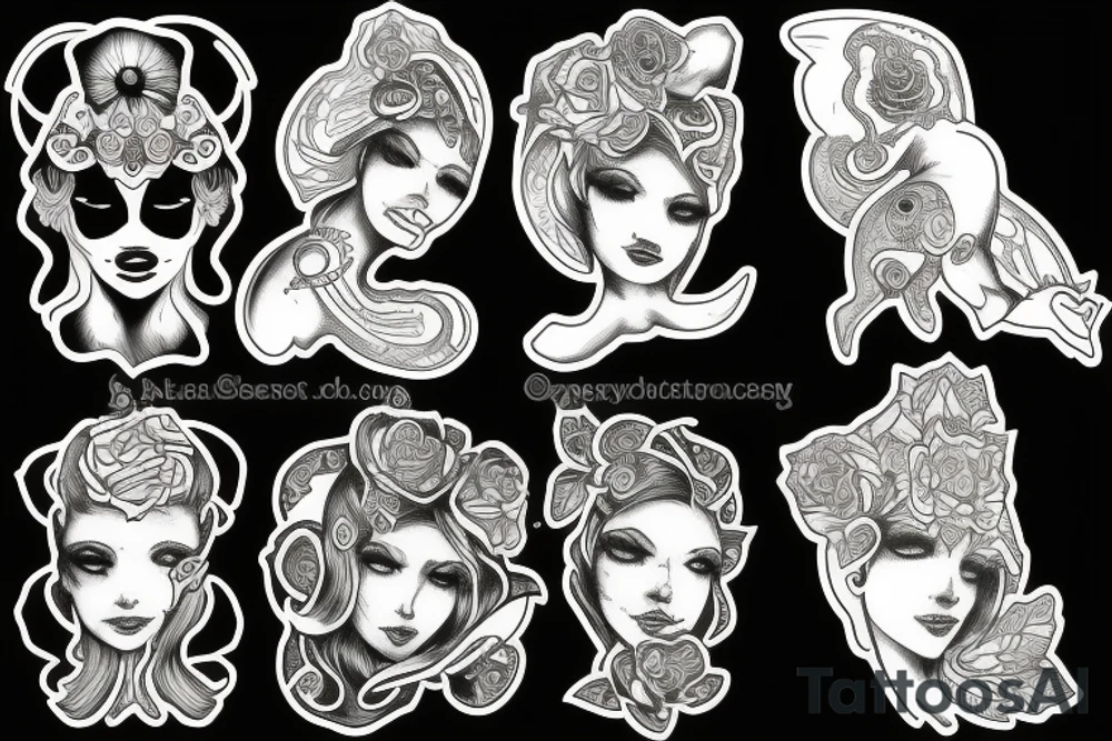 Gemini tattoo idea