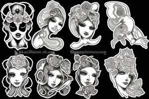 Gemini tattoo idea