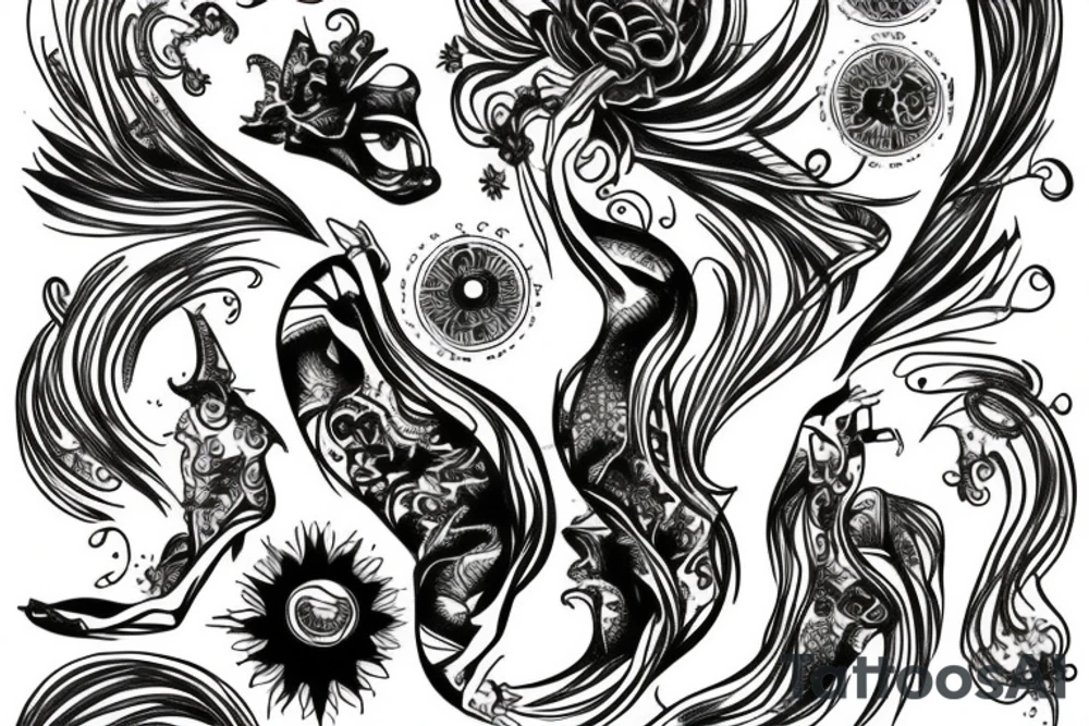 Gemini tattoo idea