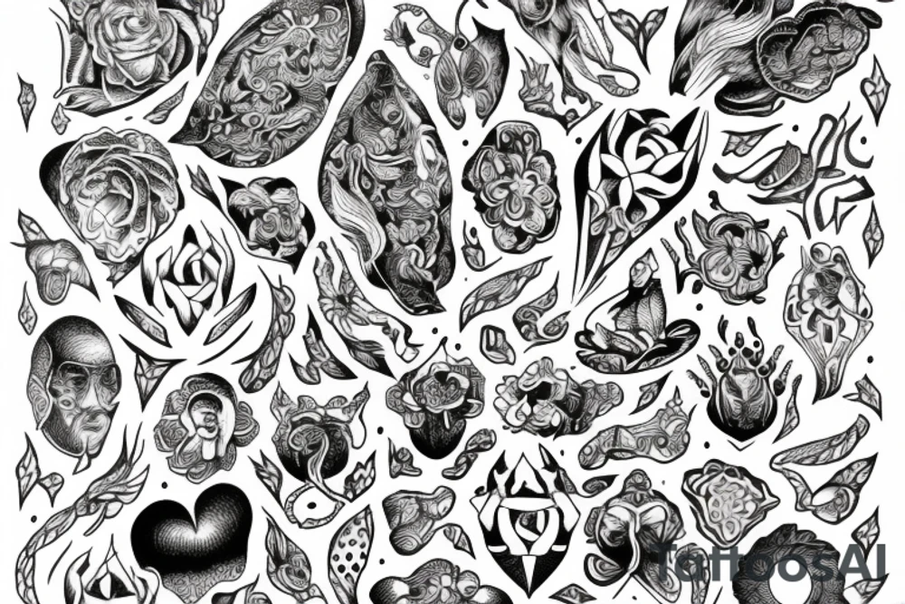 praying tattoo idea