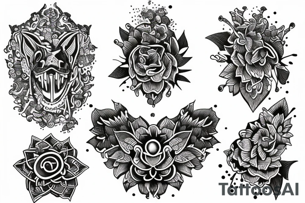 praying tattoo idea