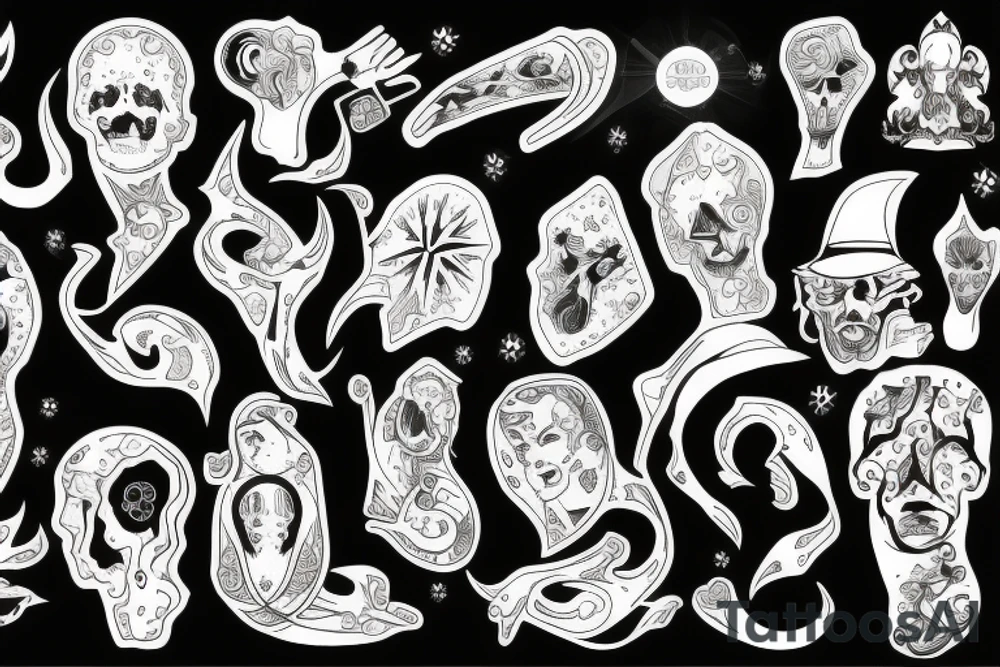 praying tattoo idea