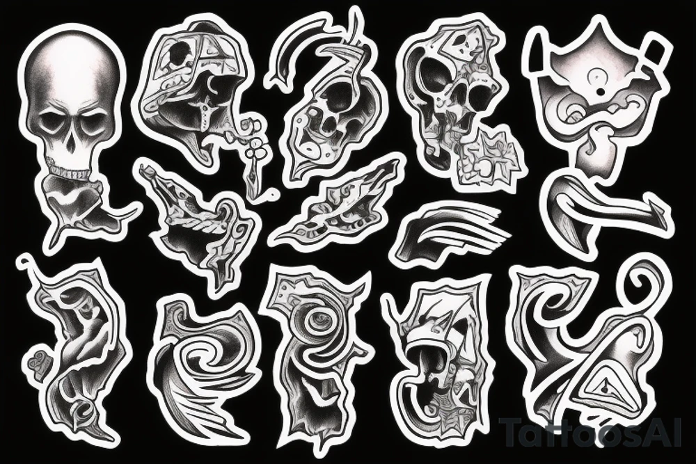 praying tattoo idea