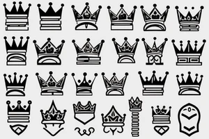 Bricks with a crown on top tattoo idea