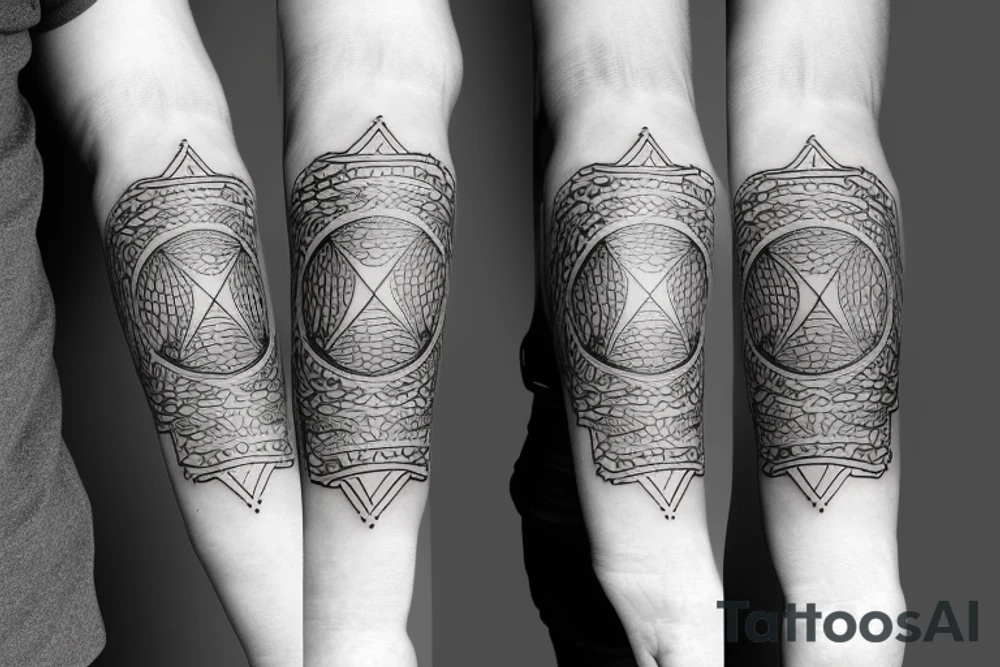 solid armband tattoo idea