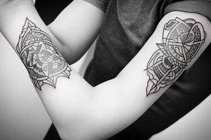 solid armband tattoo idea