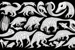 Dinosaurs tattoo idea