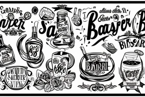 bartender tattoo idea