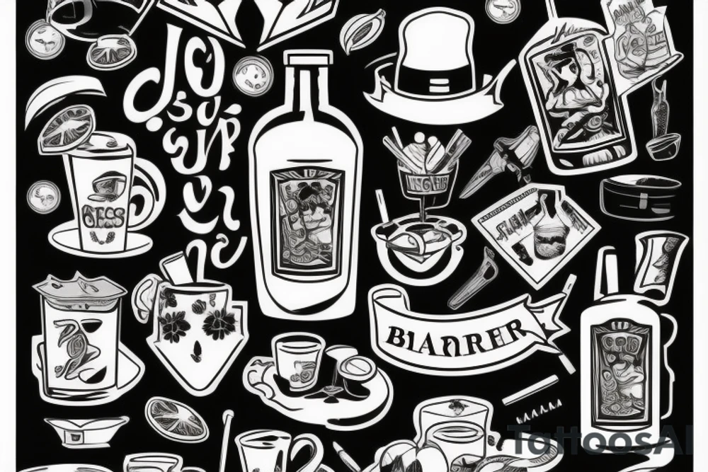 bartender tattoo idea