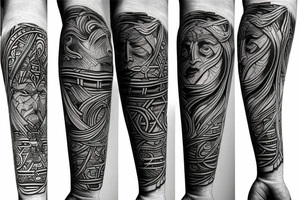 Moses' staff tattoo idea