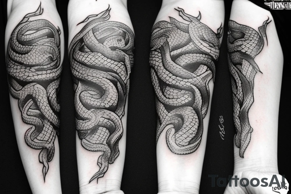 snake tattoo idea