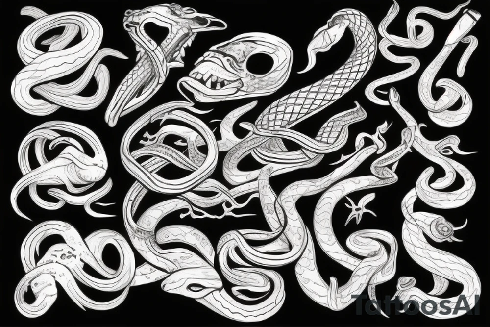 snake tattoo idea